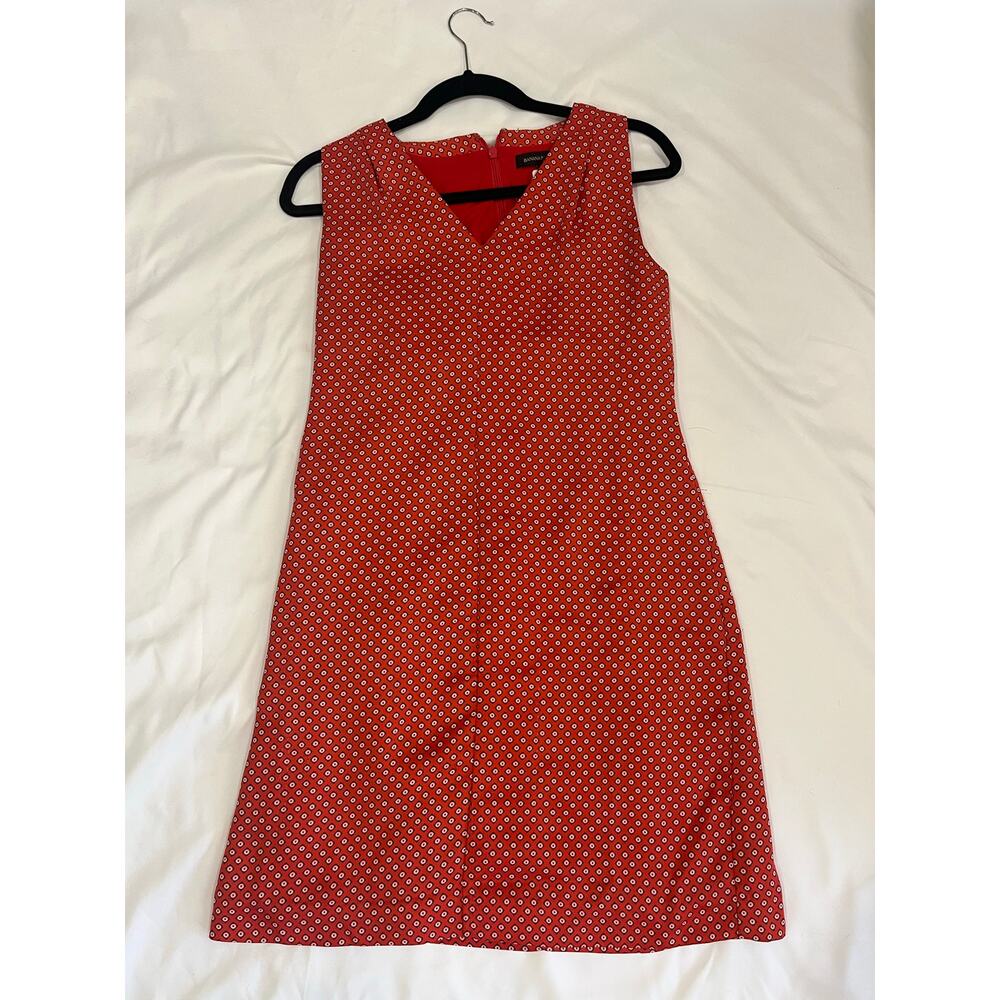 Banana Republic  Women Print Pleated shoulder shift Dress Size 0